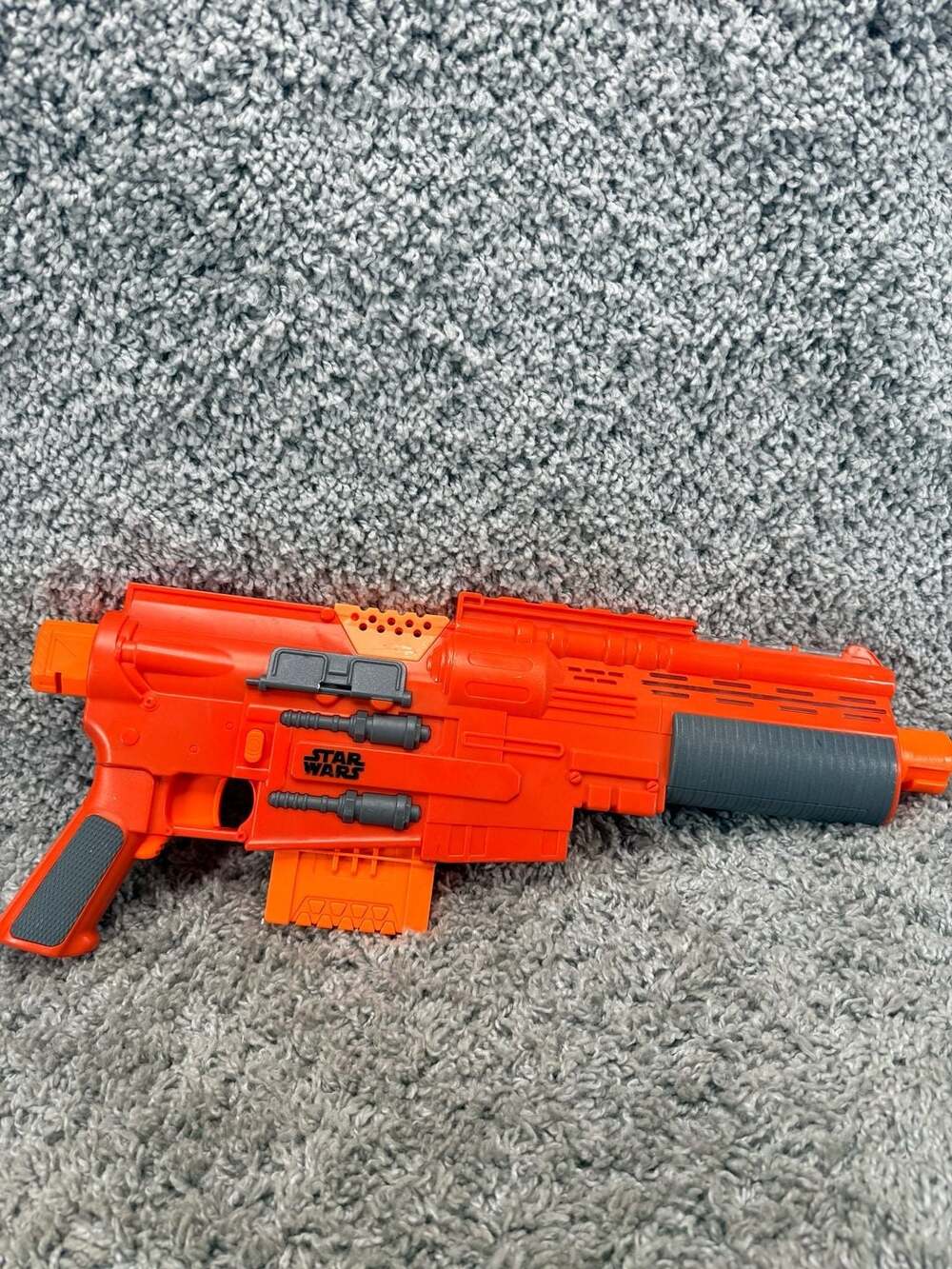 Nerf Star Wars Jyn Erso Glowstrike Orange Blaster Deluxe Motorized